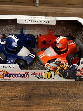 Sharper Image Blue & Orange Battle Racer Twin Pack